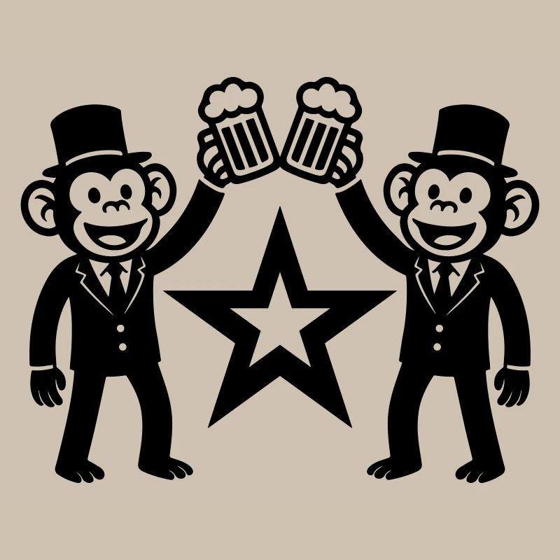 Bachelorette Party Monkey Crew Groom