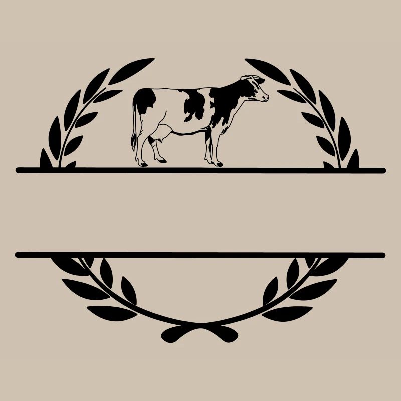 Monogramme de vache laitière