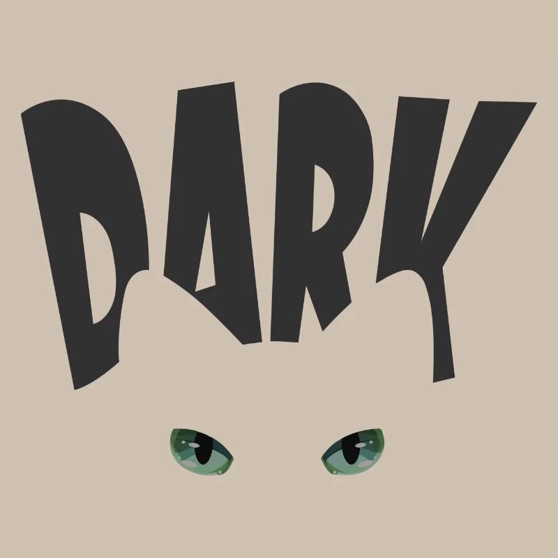 Le chat dans le noir