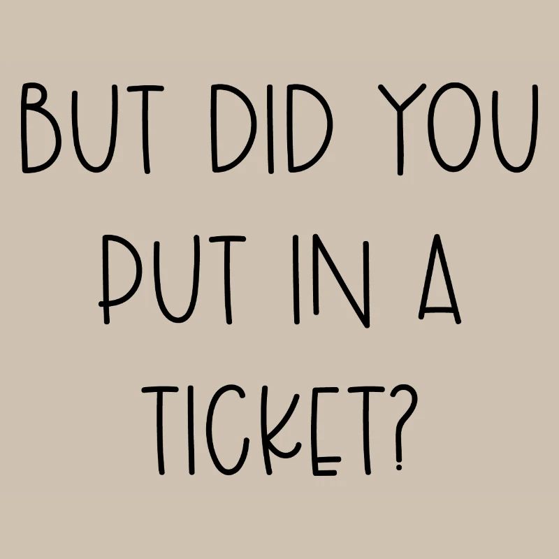 Funny IT Support Tech Help Desk Ticket Gift