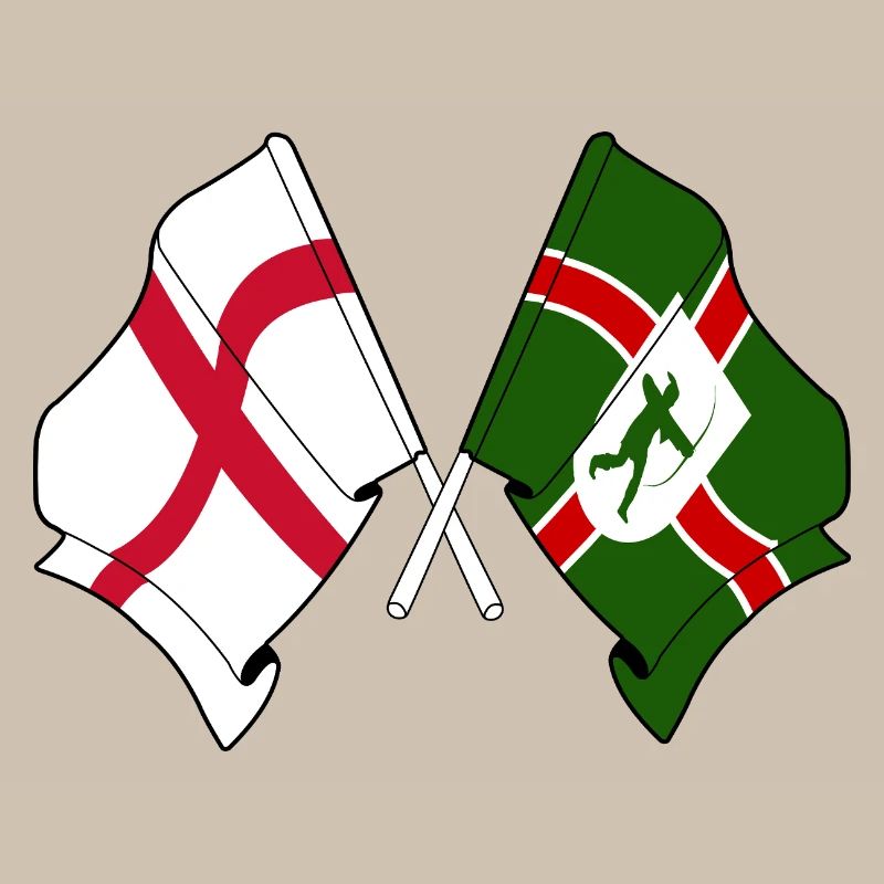 Drapeaux du Nottinghamshire × Angleterre