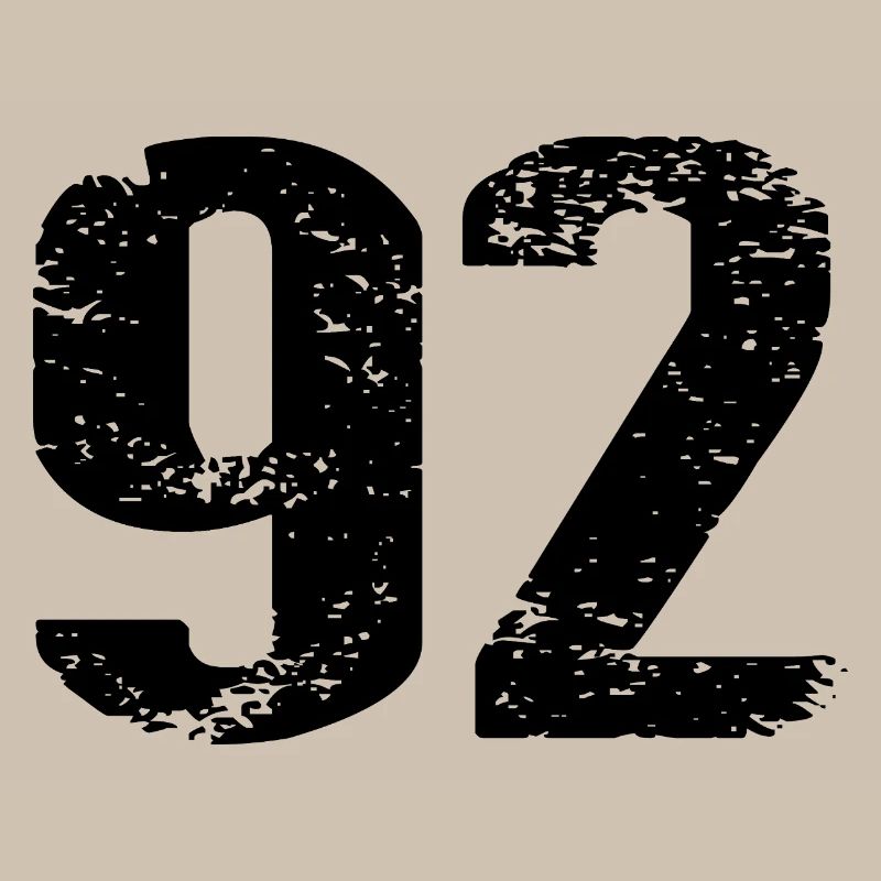 Maillot à numéros 92