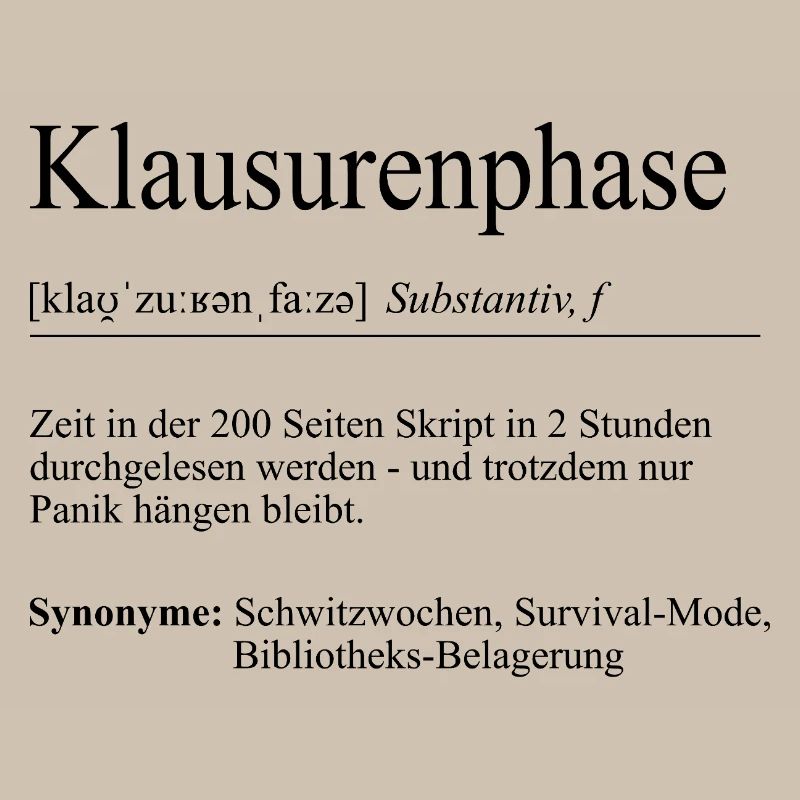 Unispruch "Exam Phase" Gift, Students