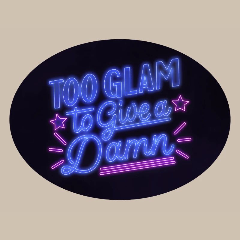 Neon Glamour Statement