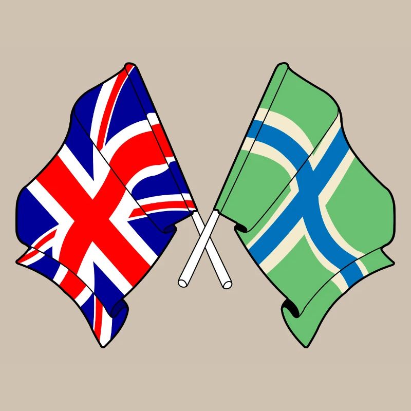 Gloucestershire & Great Britain Flag