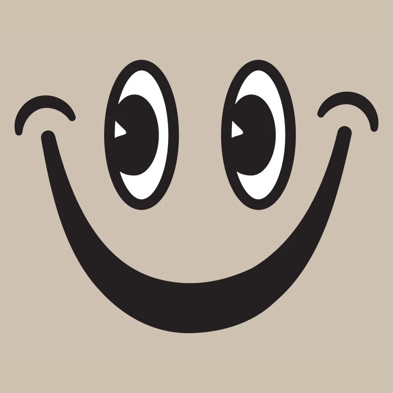 Visage souriant