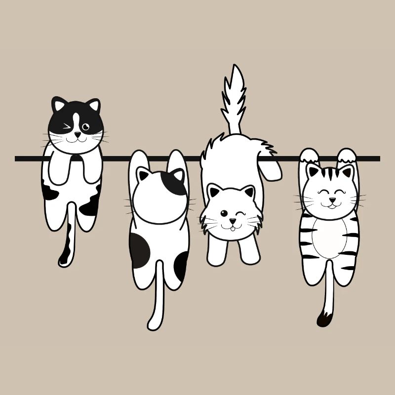 Wäsche Katze