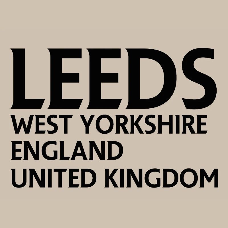 Leeds – England Liedtextdesign