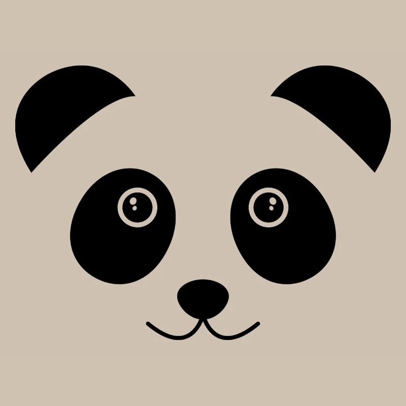Visage de panda