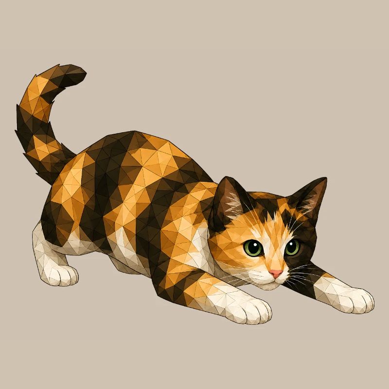 Emmi PolygonCat Art