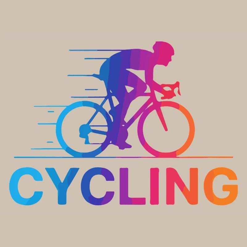 Gradient vibrant du cyclisme