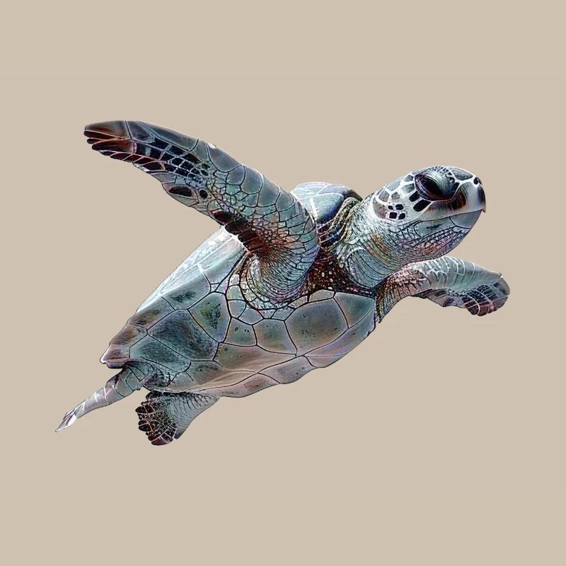 Geometrische Schildkröte Muster
