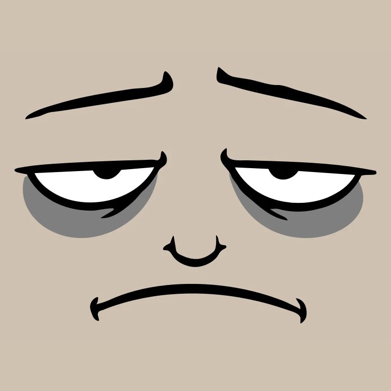 Grumpy sad disappointed face funny