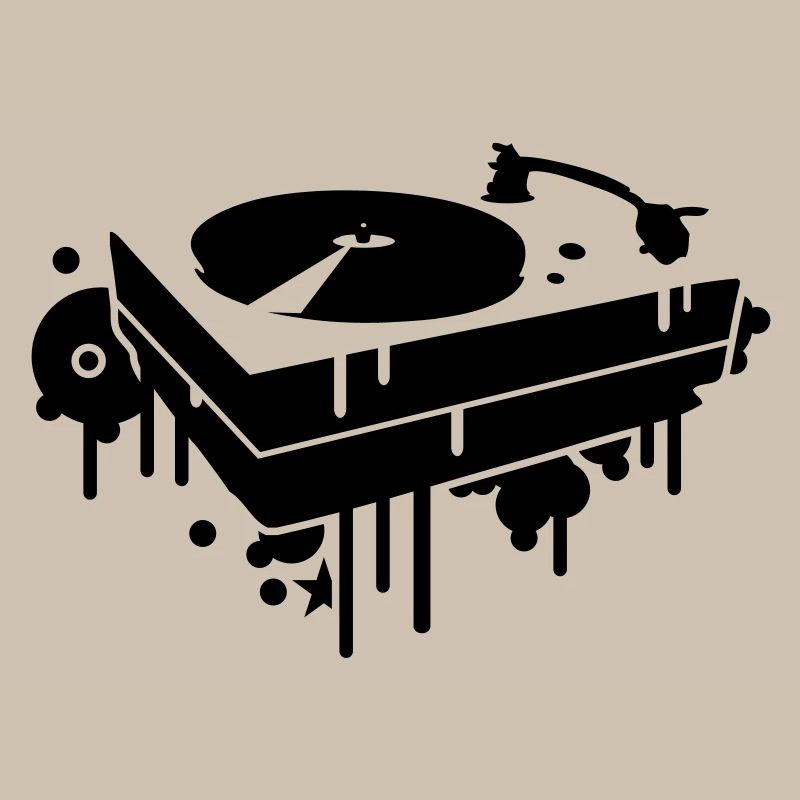 A record player