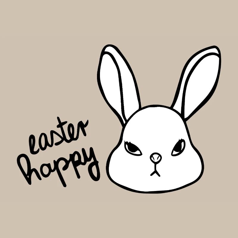 Sarkastischer Osterhase - Easter Happy Bunny