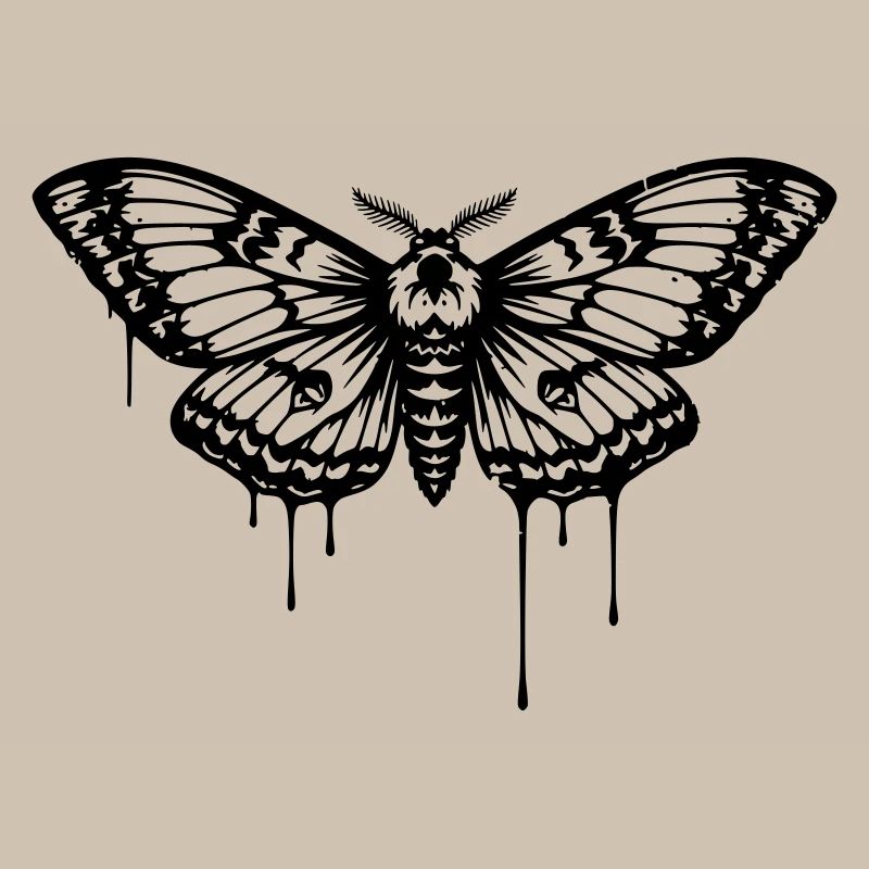 Moth Moth Tattoo