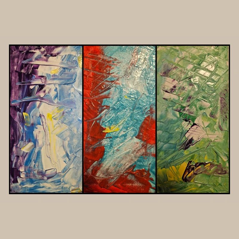Triptych Color Flow