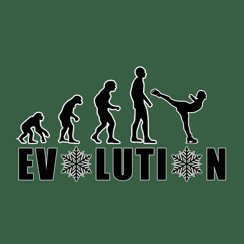 EVOLUTION EISKUNSTLAUF WINTER SCHNEE