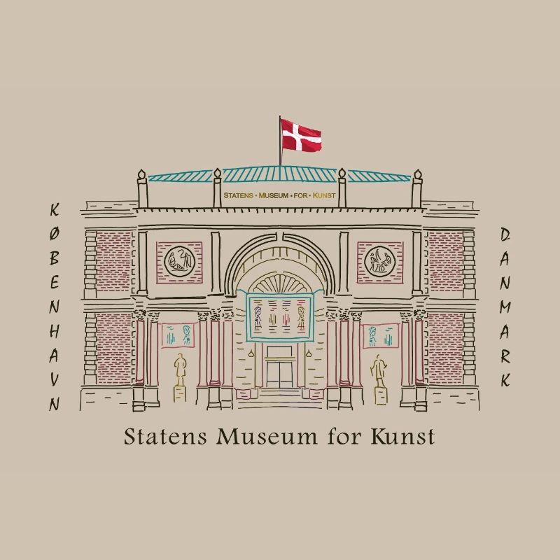 Copenhague, Musée d’art SMK, Dessin Danemark