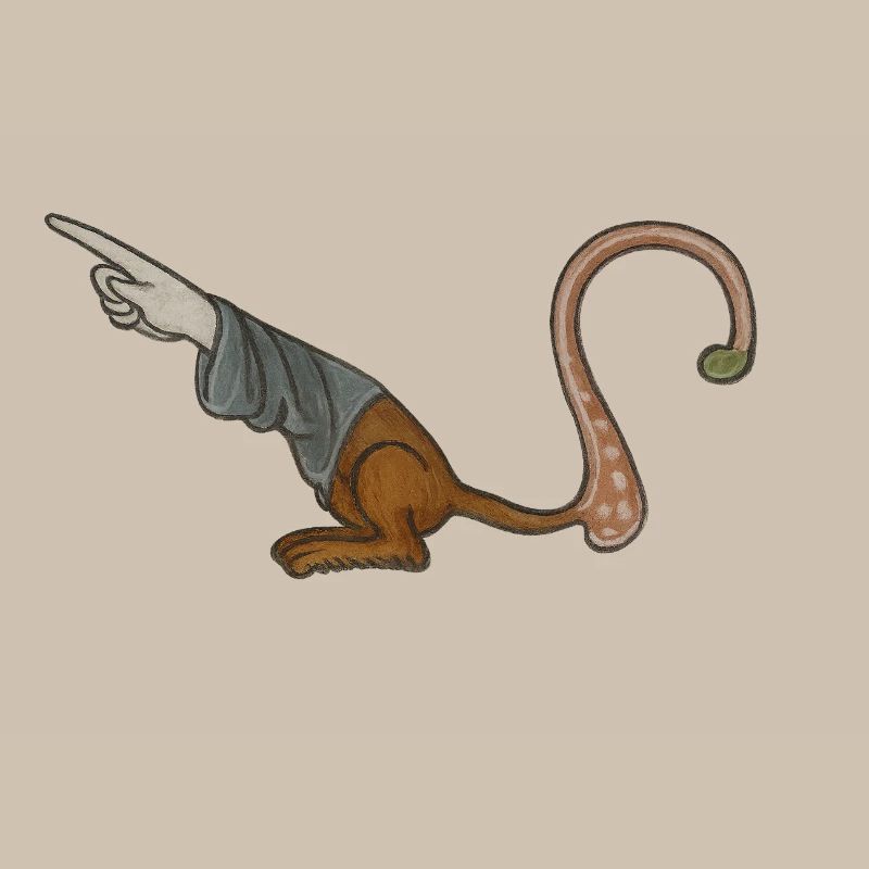 Medieval Pointer Finger - MARGINALIA