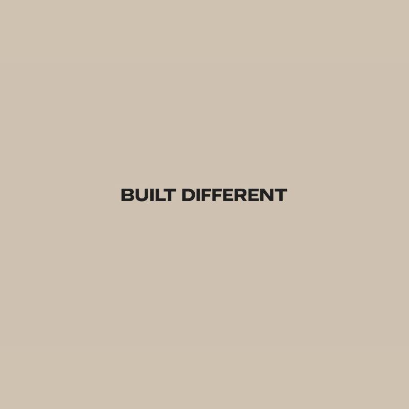 Typographie différente construite