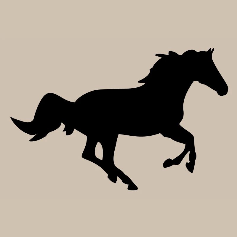 Ein Pferd.