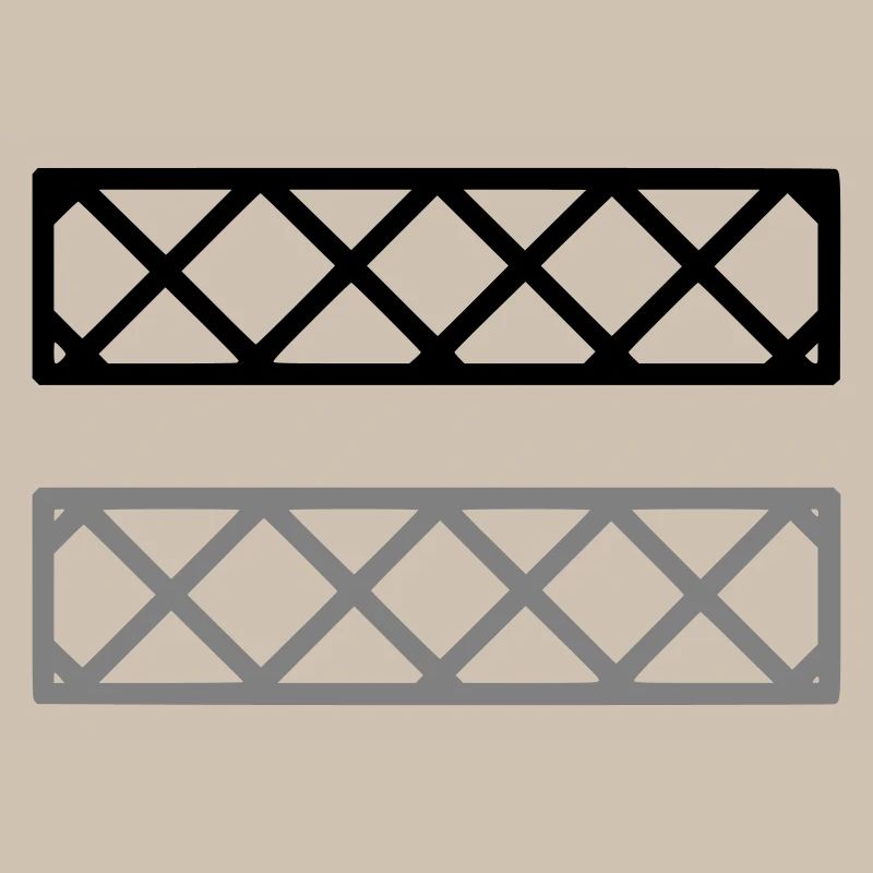 Fence Grid Pattern Frame