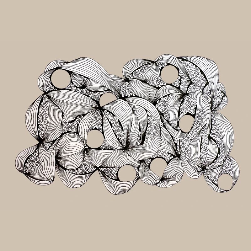 Lined Leaf Weave Pattern