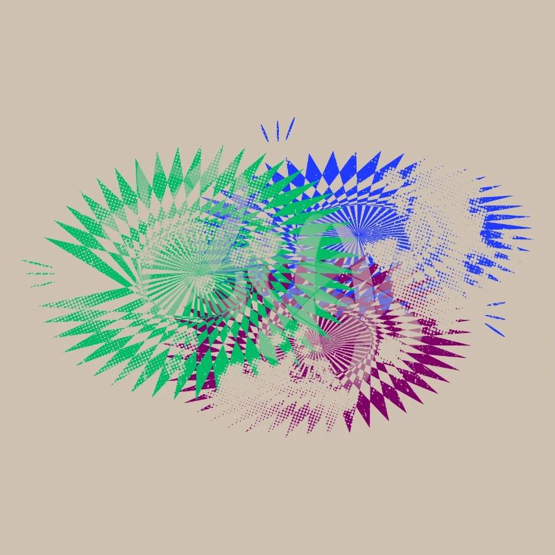 modèle de mode d’art du chaos