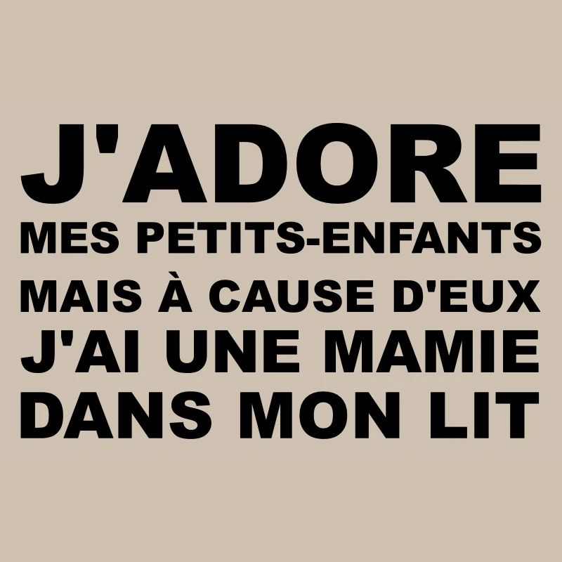 Mamie dans mon lit