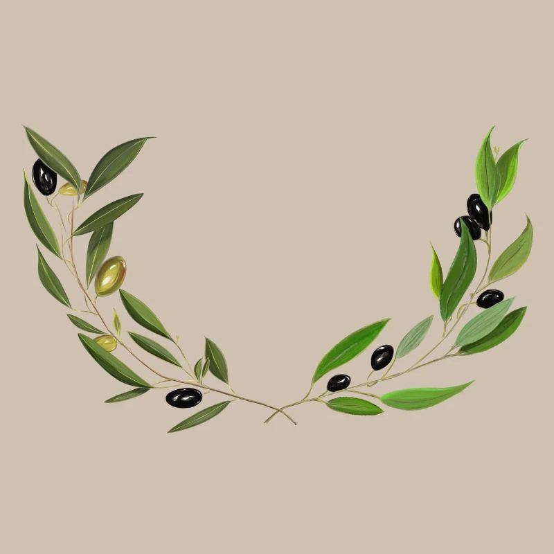 Branches d'olivier Marseille handmade