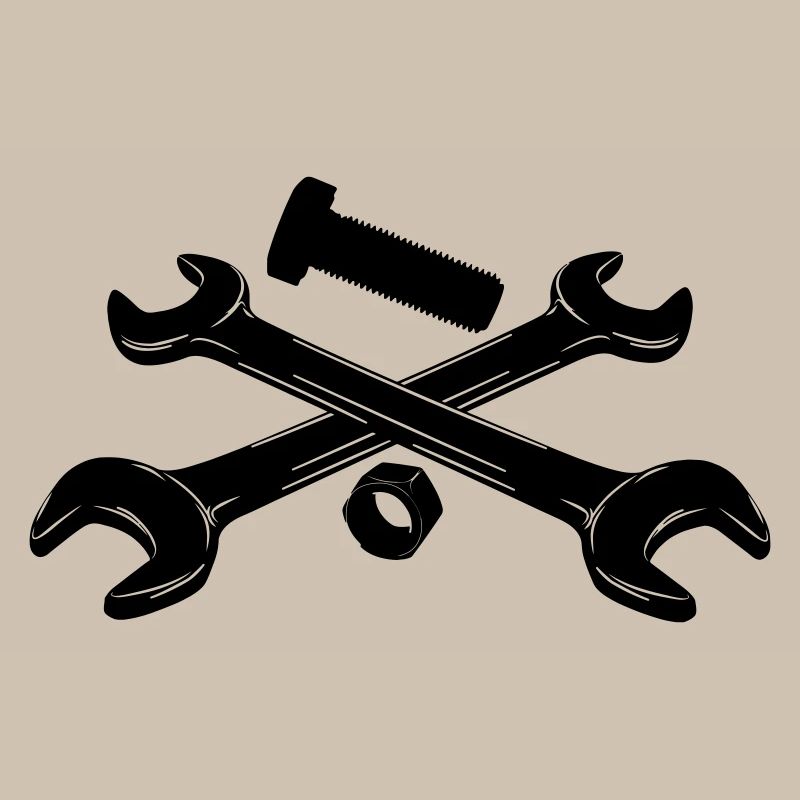 Wrenches bolt and nut