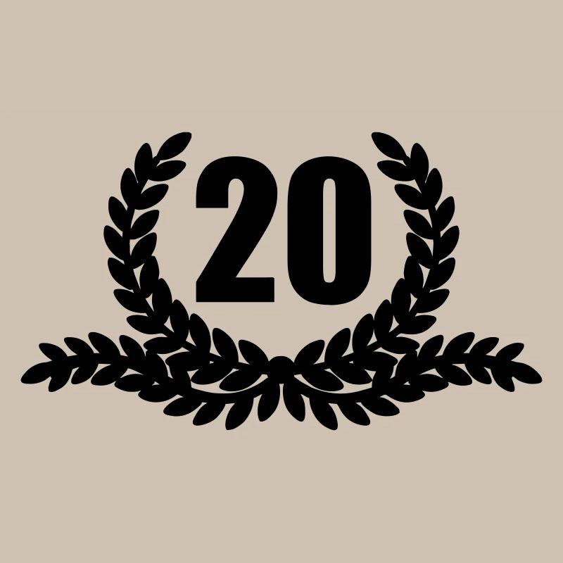 Couronne de laurier 20 ANS