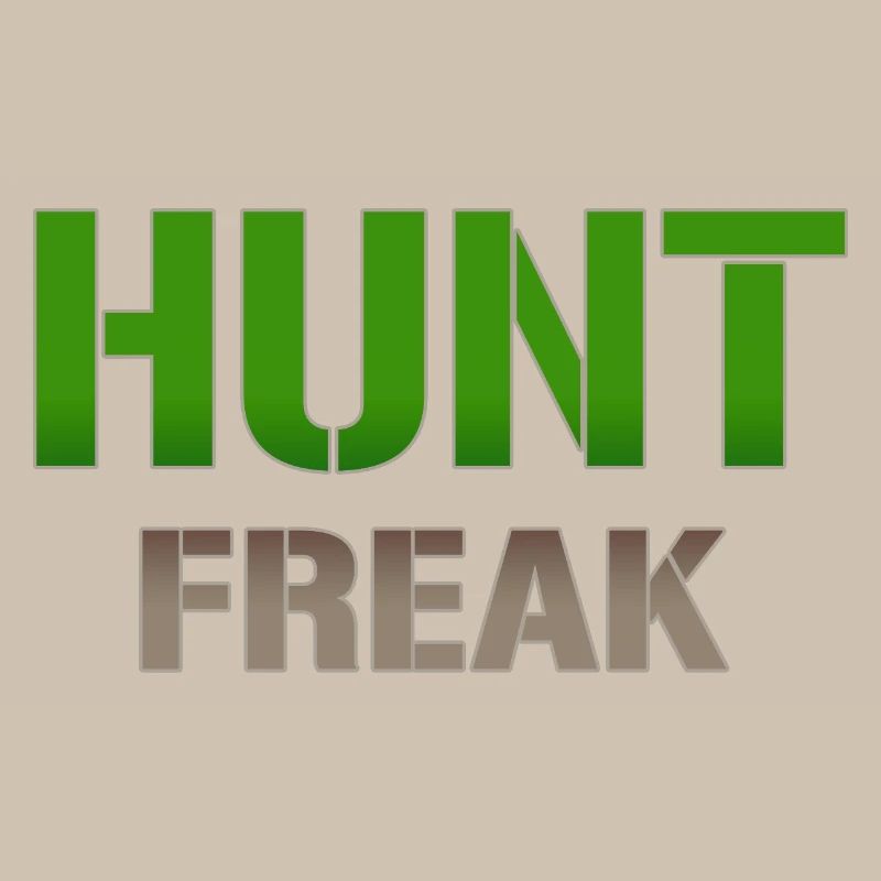 Typographie de la boule verte de Hunt Freak