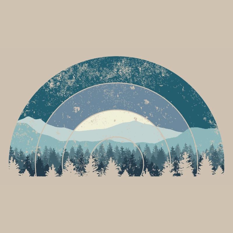 Blue Arc Forest Landschaft