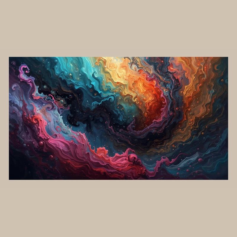 Tourbillon de couleurs, mer de brouillard