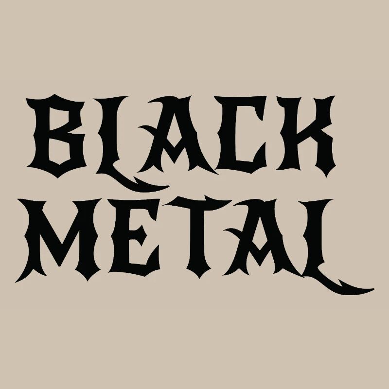 Conception du logo Black Metal