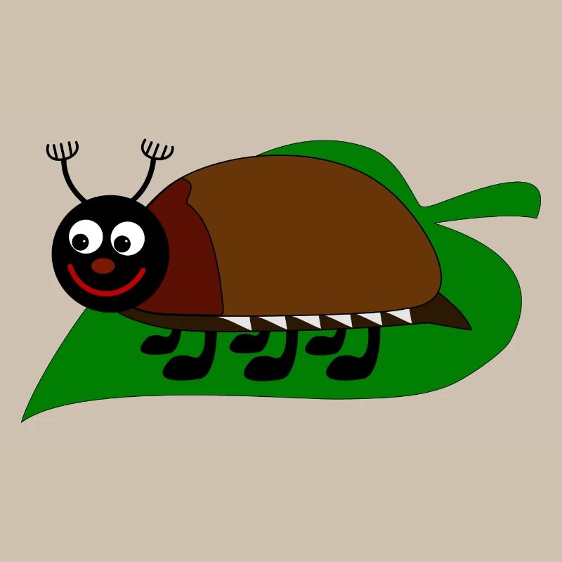 Maikäfer auf einem Blatt