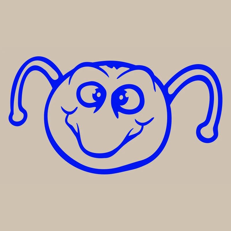 Chenille douce douce petits sourires amicale heureuse