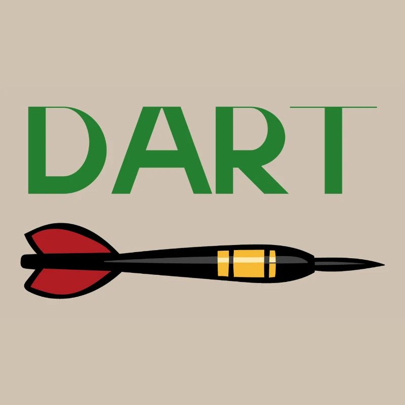 DART Zieltreffer Pfeil Design