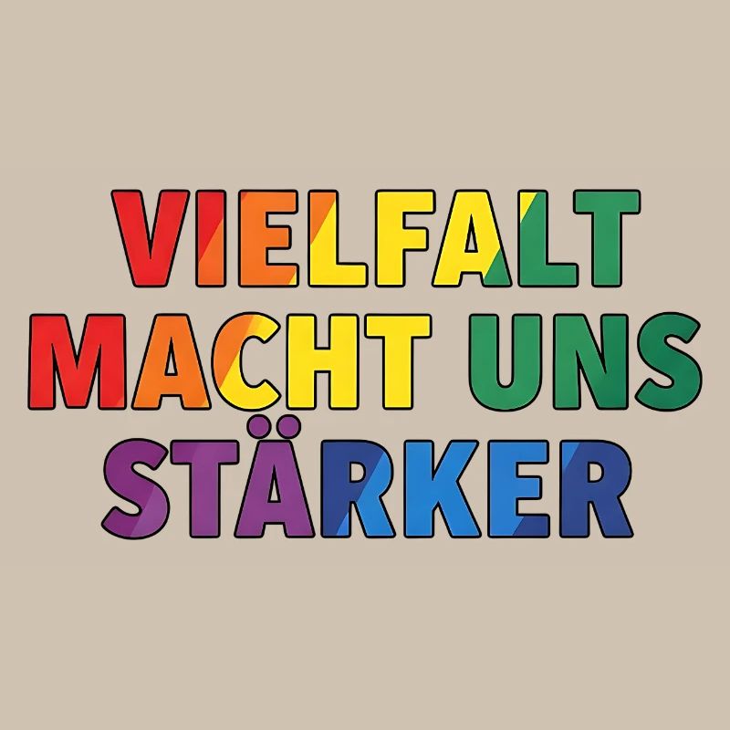 Diversity makes us stronger – Regenbogen Design