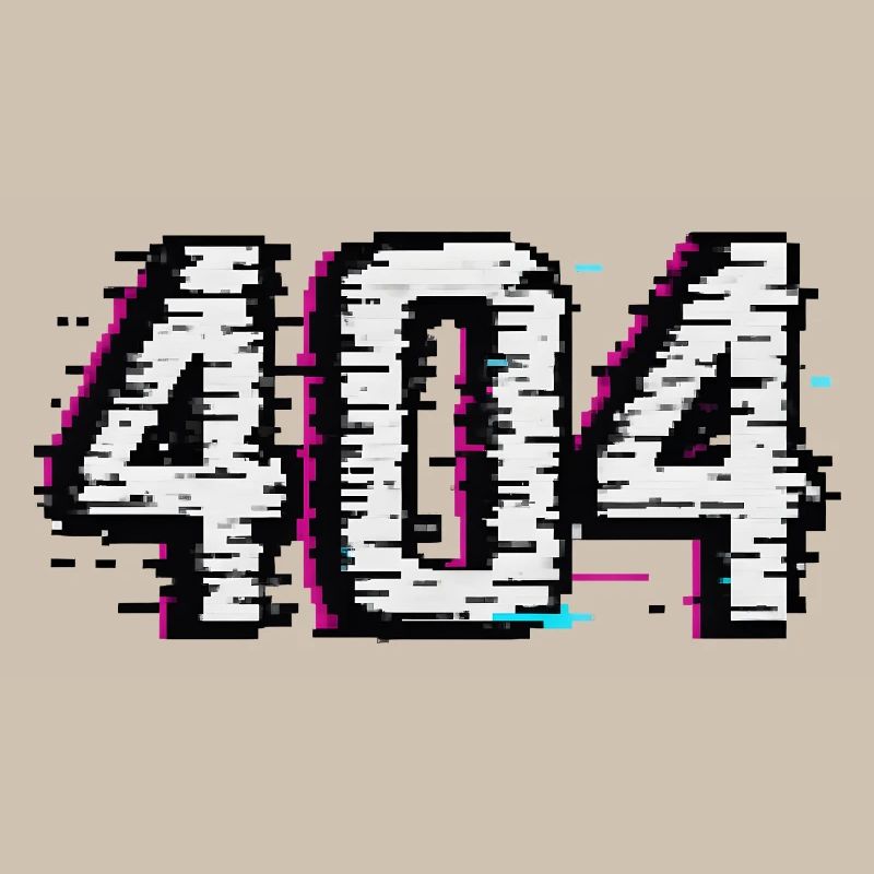 Retro 404 Logo Tee
