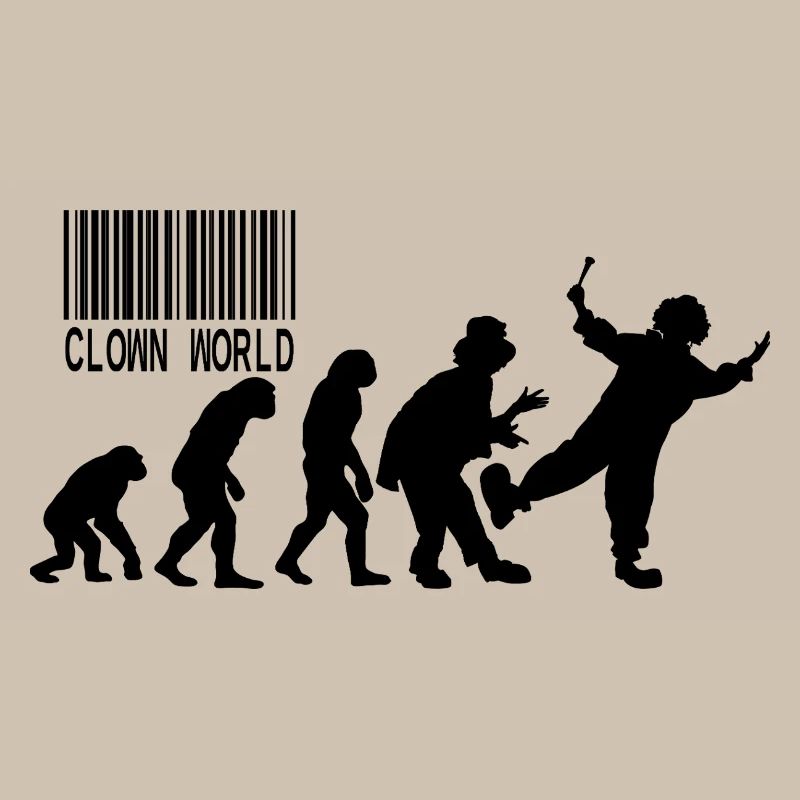 Clown World Evolution parody