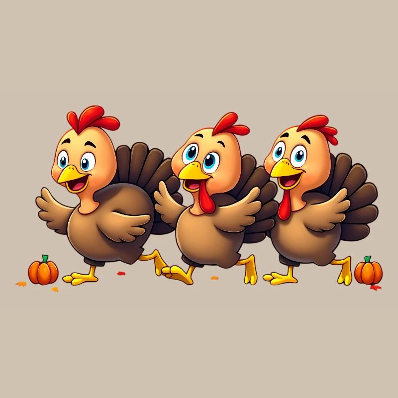 Bébé dinde de Thanksgiving