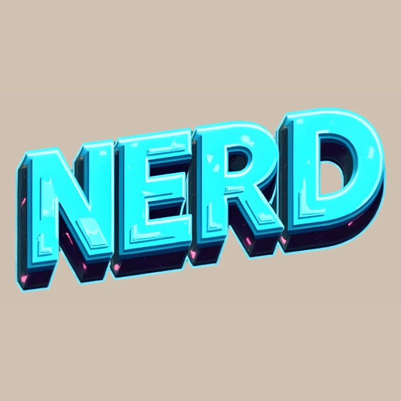 Nerd Neon 3D Retro