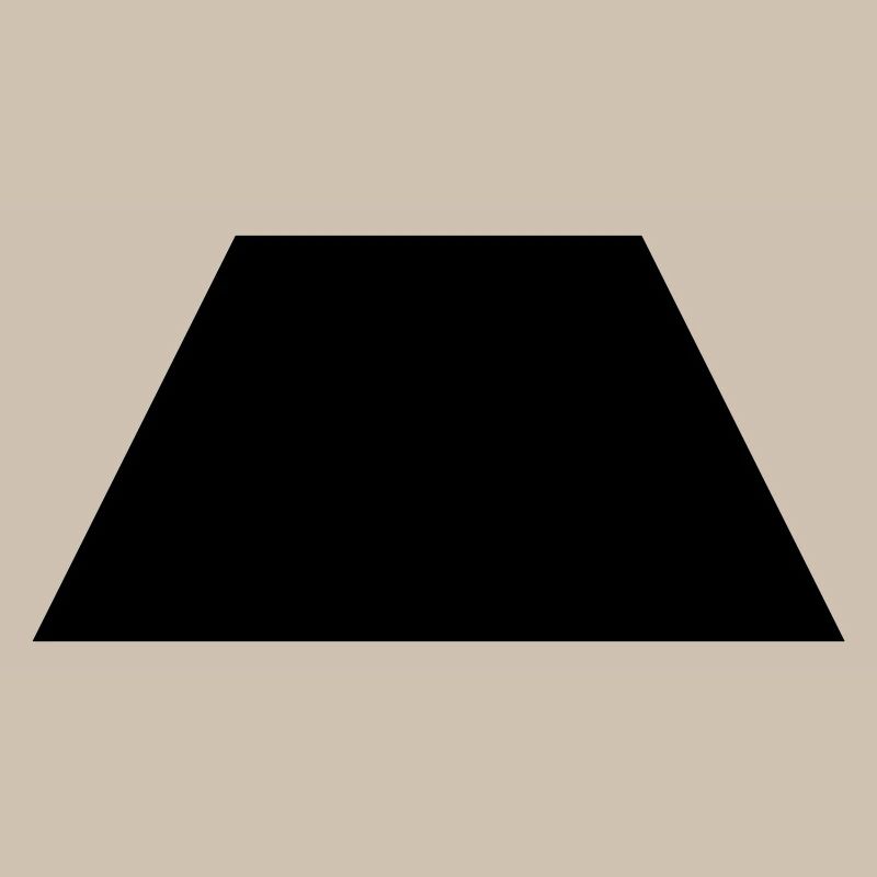 schwarzes Trapez