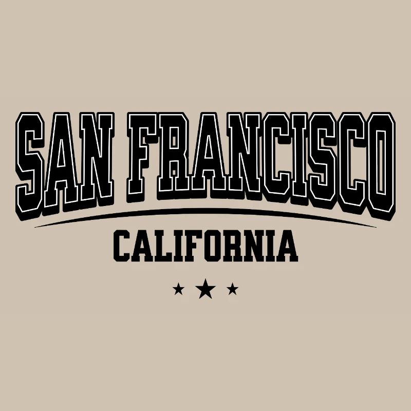San Francisco Arc Lettering