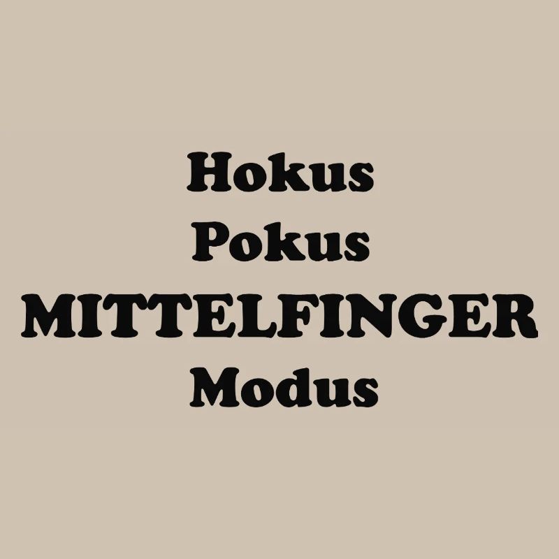 Hokus Pokus Mittelfinger Modus