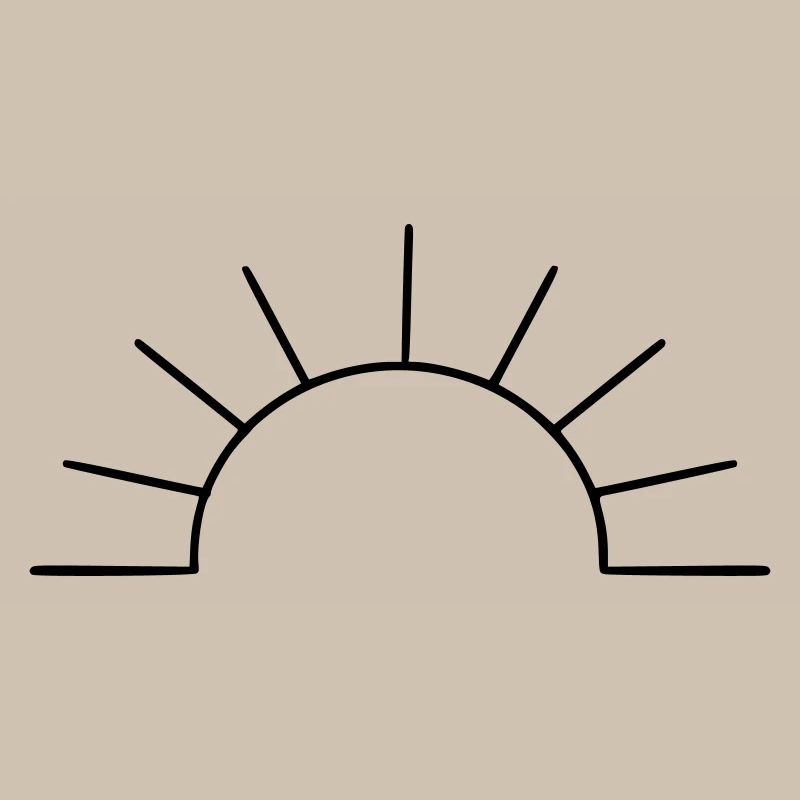 schlichte Sonne