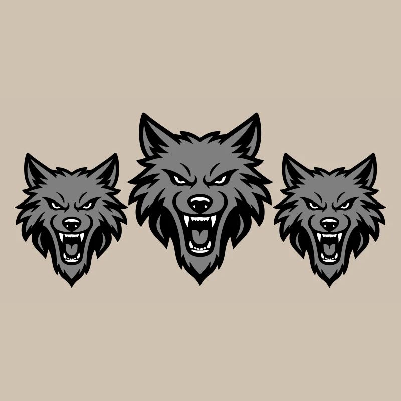 Meute d’équipe de loups